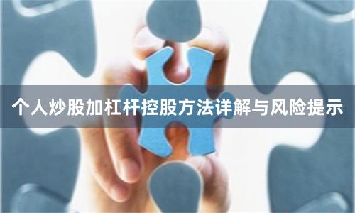 个人炒股加杠杆控股方法详解与风险提示